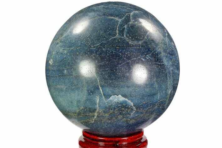 Polished Lazurite Sphere - Madagascar #103763
